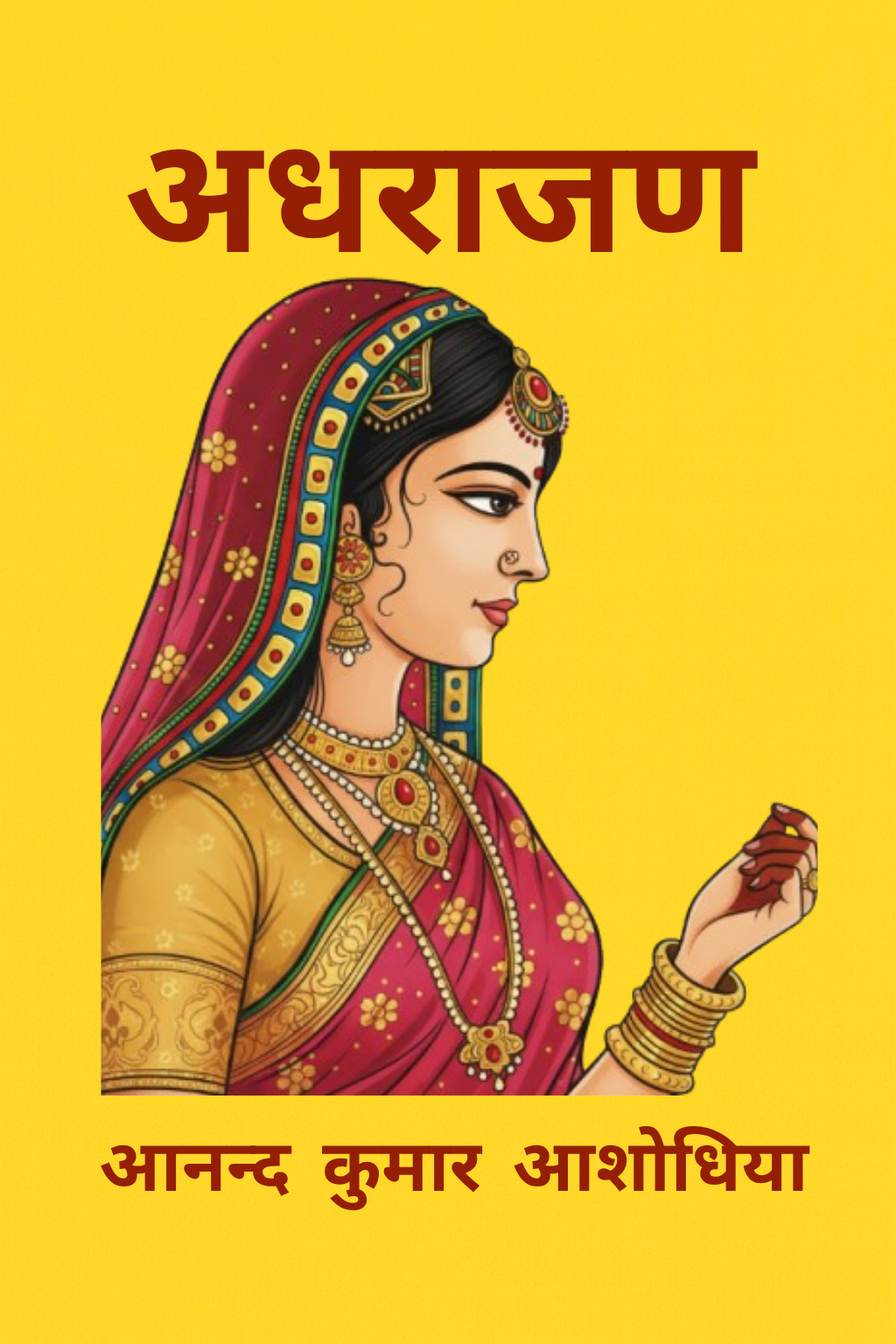 अधराजण (प्रथम संस्करण) — पुस्तक आवरण