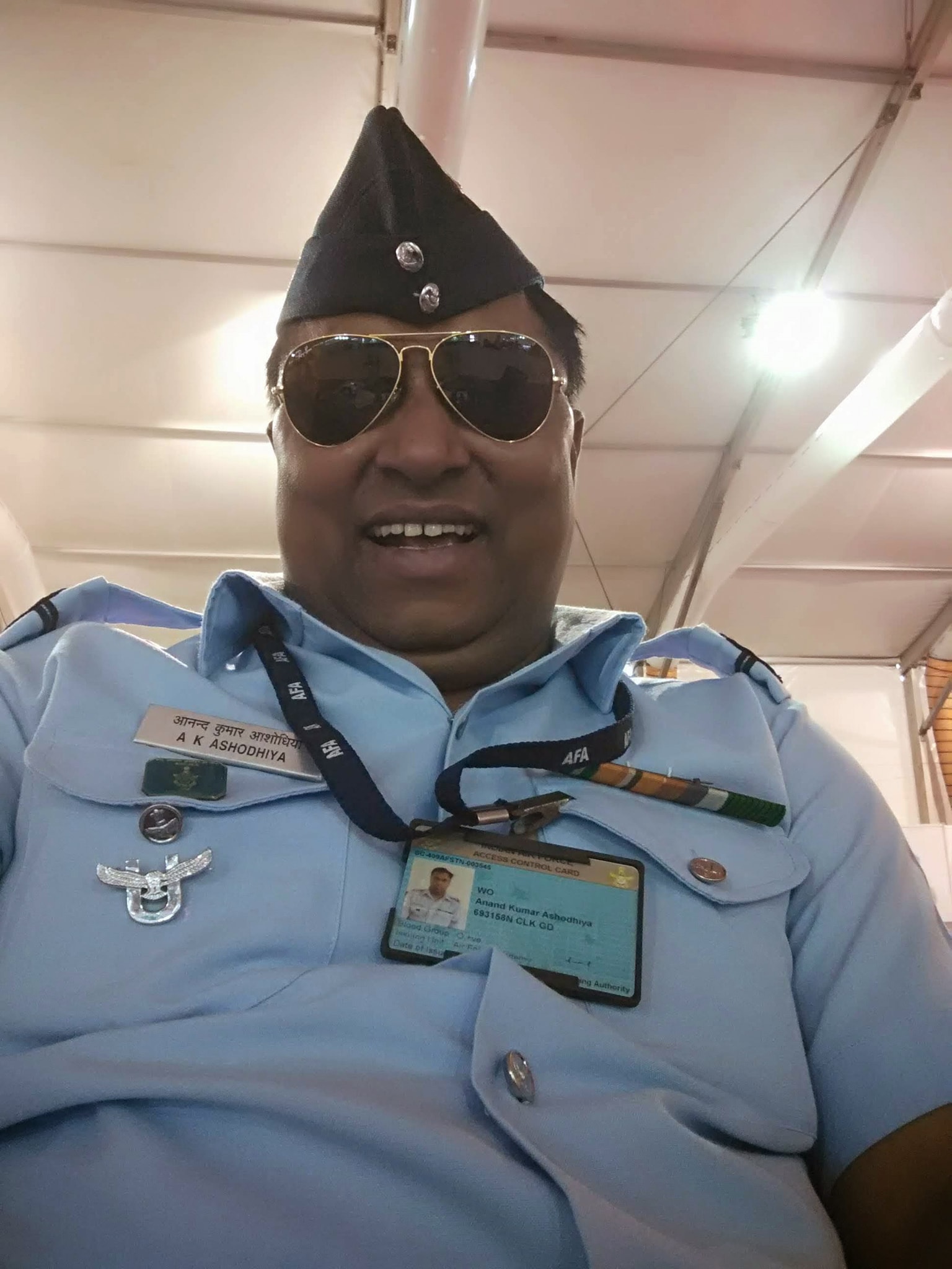 Anand Kumar Ashodhiya IAF Uniform
